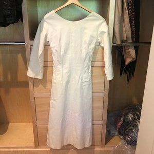 Dolce & Gabbana Cream Cocktail Dress